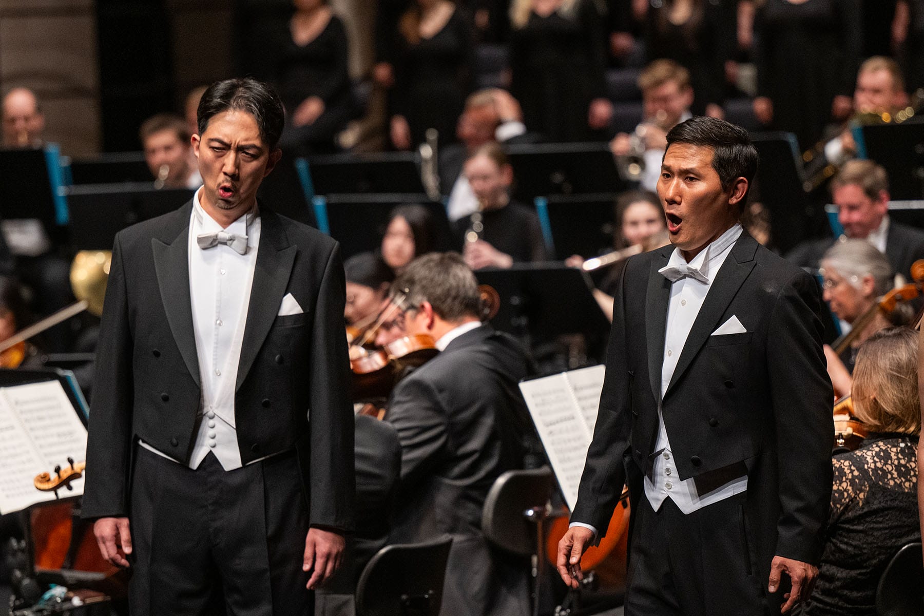 Sung Ha und Sung Min Song als Zaccaria und Ismaele