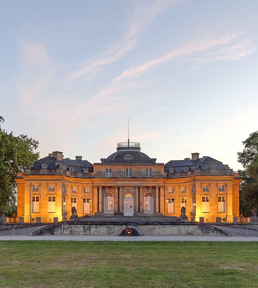 Schloss Monrepos bei Abendstimmung